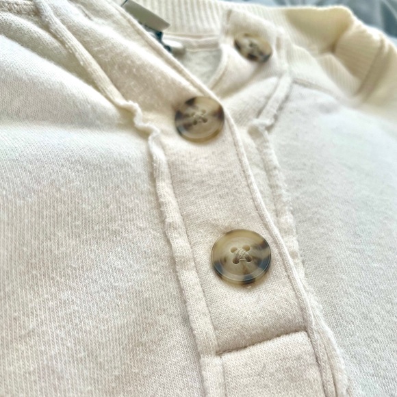 American Eagle Quarter Button Sweater - Picture 2 of 3